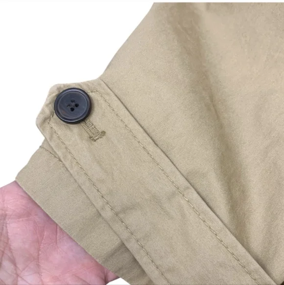 Old Navy Double-Breasted Tan Trench Coat - Picture 5 of 5